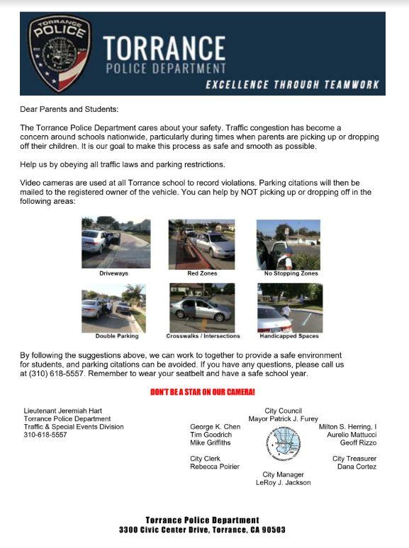 TPD Safety Flyer