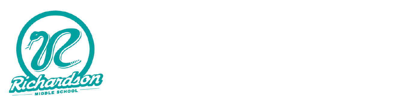 Richardson Middle School aqua logo