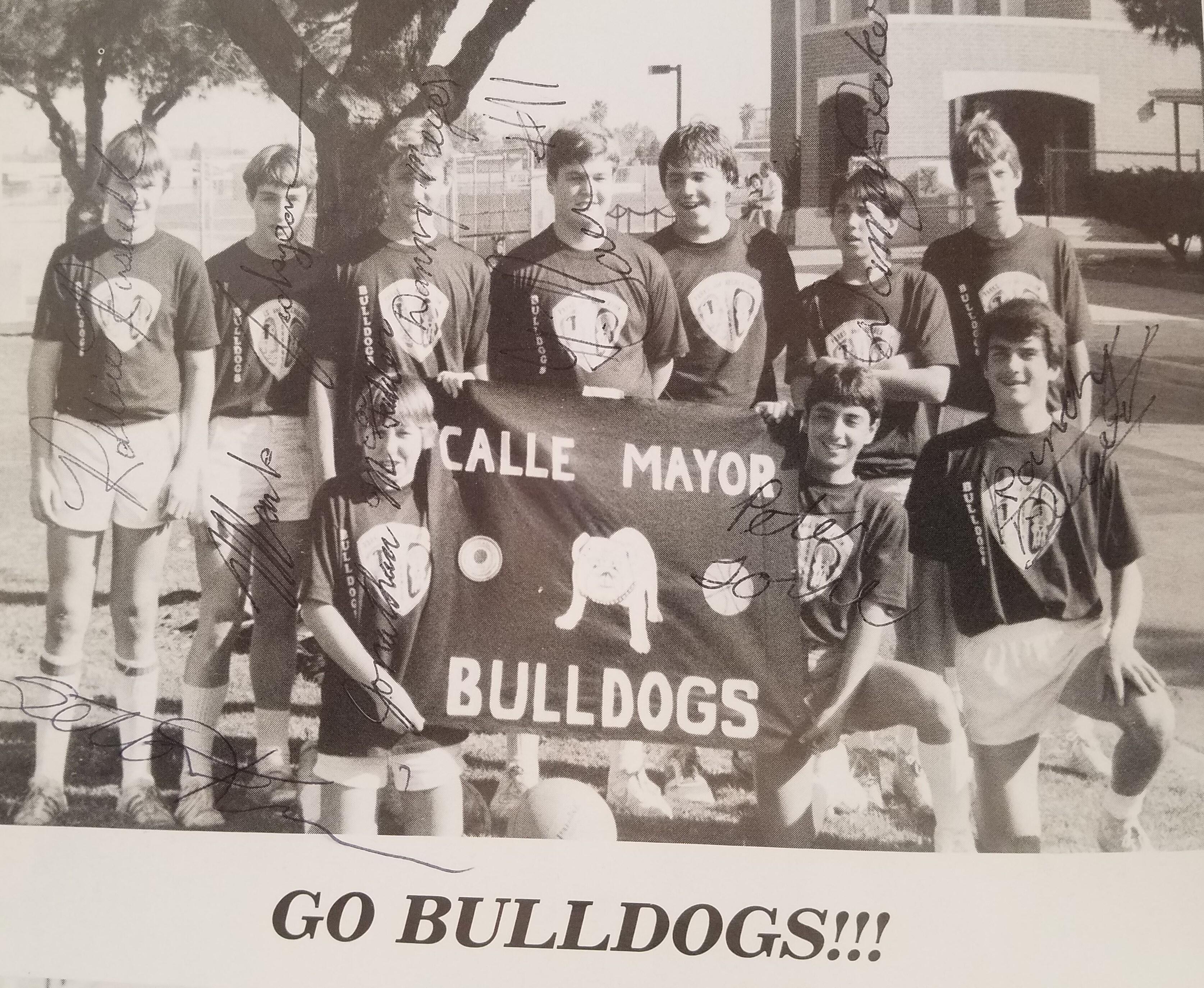 Old Bulldog Basketball Team