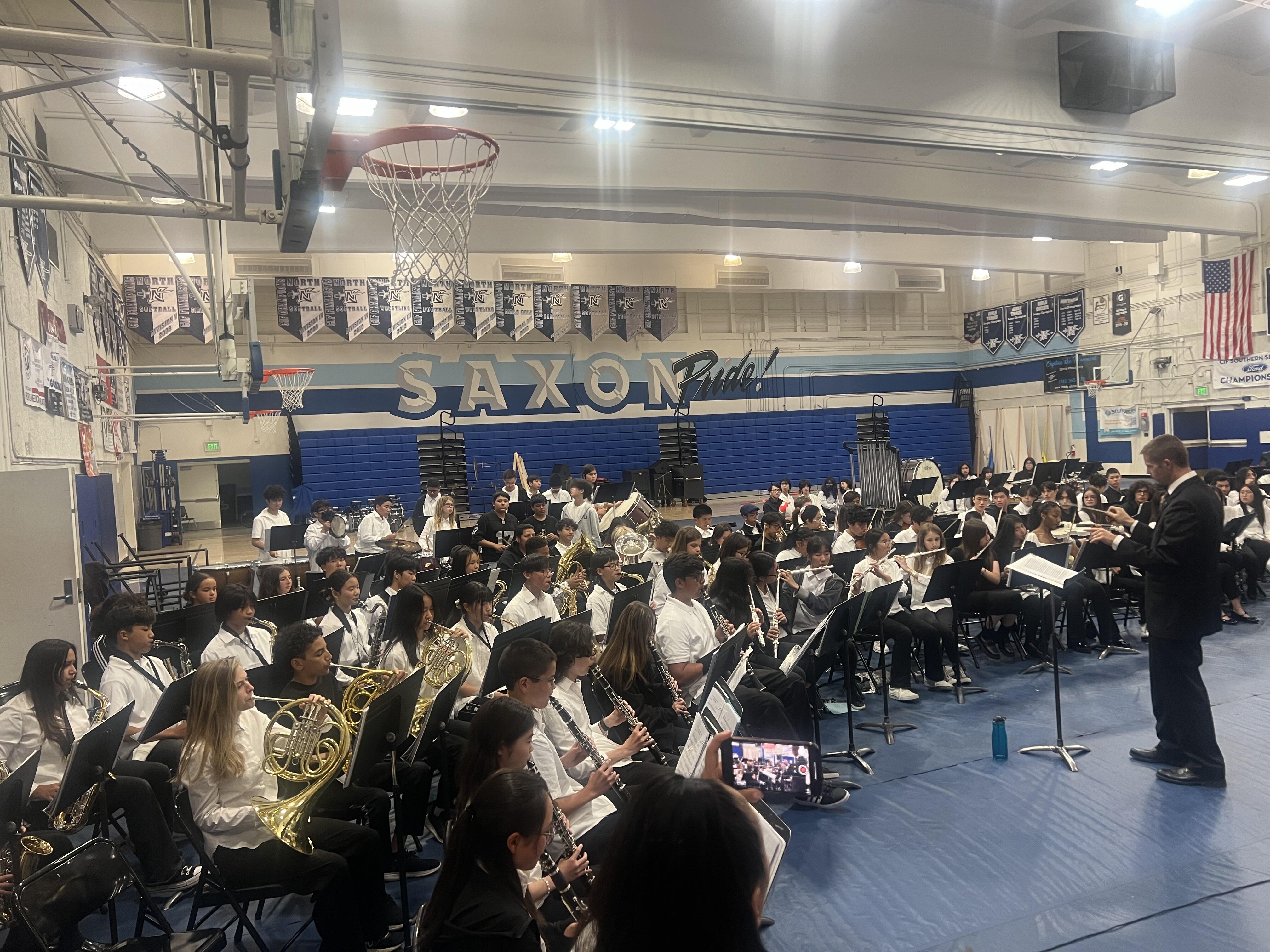 Casimir Advanced Band with Mr. Rose conducting