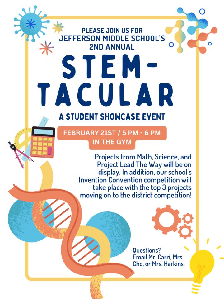 2nd Annual STEM-tacular information