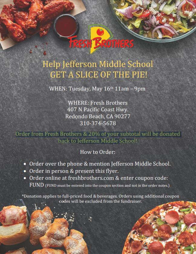 Fresh Brothers fundraiser