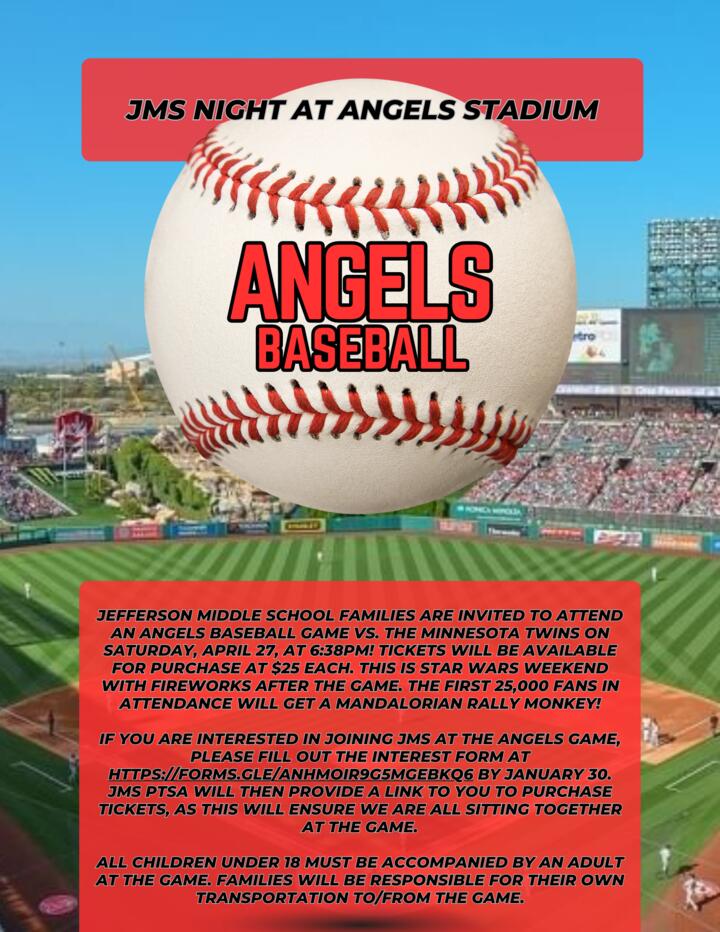 Watch Angels Baseball on JMS Night