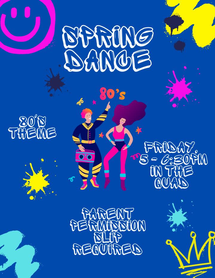 Spring Dance flyer