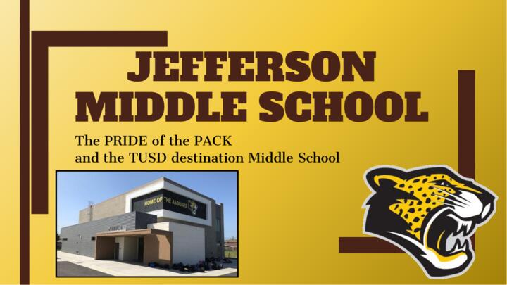 Jefferson Middle School Presentation