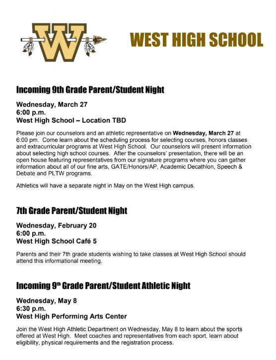 WHS Info Flyer