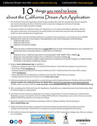 Dream Act information
