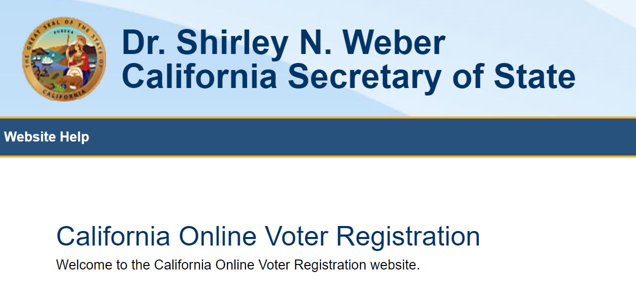 California Online Voter Registration