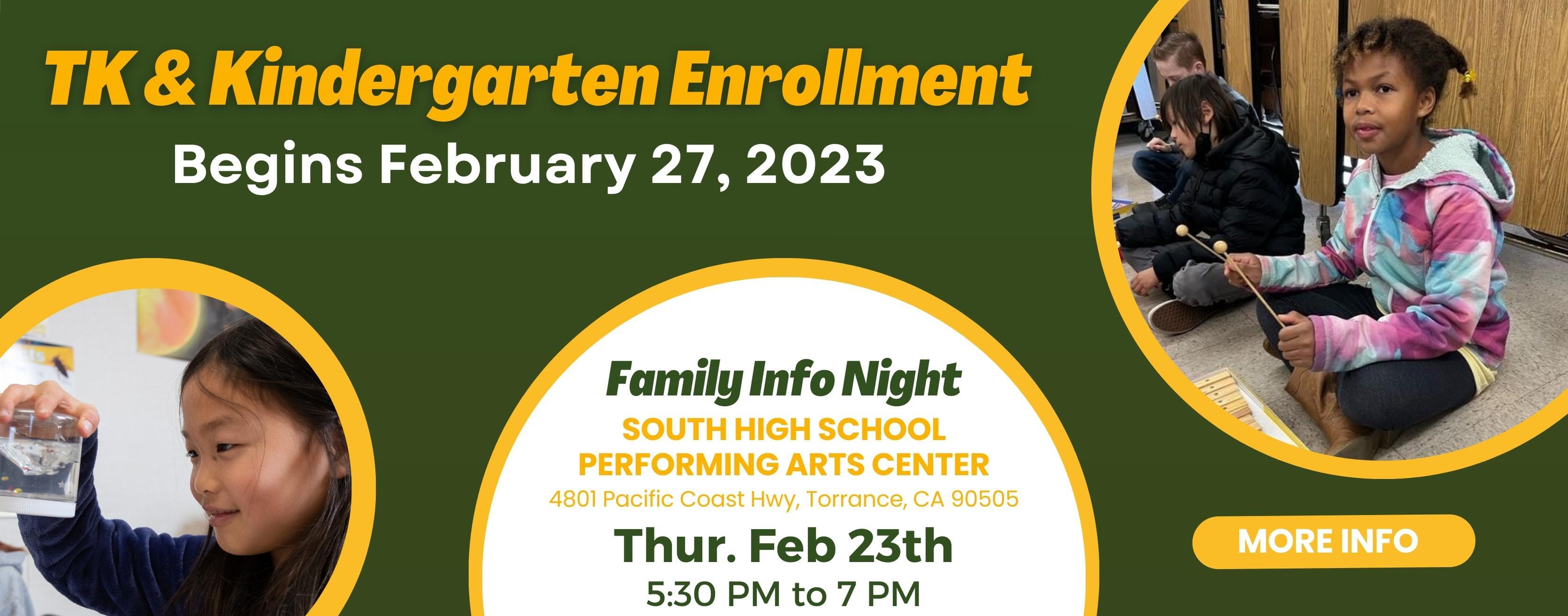 South Area Family Info Night